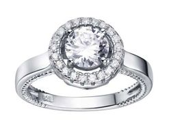 Anillo Liska Plata LPZ042AN Circonitas