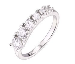 Anillo Liska Plata LPZ046AN Circonitas