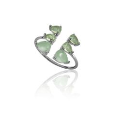 Anillo Plata Mujer ANM0061RH16CA Piedra Mineral Calcedonia