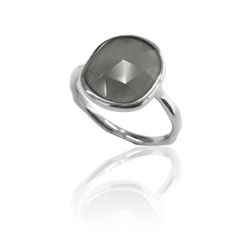 Anillo Plata Mujer ANM0067RH16OC Piedra Mineral Ojo de Gato