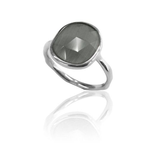 Anillo Plata Mujer ANM0067RH16OC Piedra Mineral Ojo de Gato