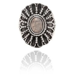 Anillo Plata Mujer ANM0074RH12PL Piedra Mineral Piedra Luna