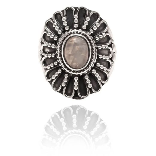 Anillo Plata Mujer ANM0074RH16PL Piedra Mineral Piedra Luna