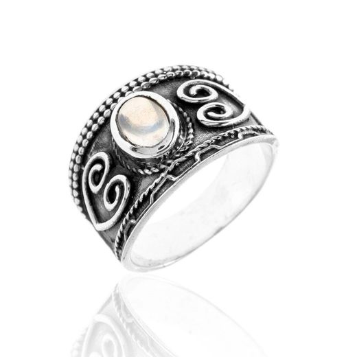 Anillo Plata Mujer ANM0078PL16PL Piedra Mineral Piedra Luna