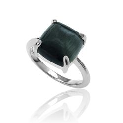 Anillo Plata Mujer ANM0080RH16OC Piedra Mineral Ojo de Gato