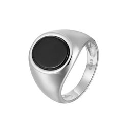 Anillo Plata Mujer ANM0083RH16OX Piedra Mineral Onix Negro