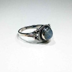 Anillo Plata Mujer ANM0091PL12PL Piedra Mineral Piedra Luna