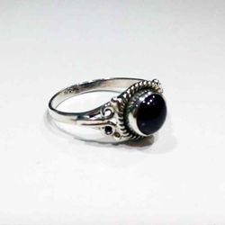 Anillo Plata Mujer ANM0091PL14GR Piedra Mineral Granate