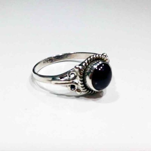 Anillo Plata Mujer ANM0091PL16GR Piedra Mineral Granate