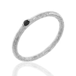 Anillo Plata Mujer ANZ0008RH12 Circonitas Negras
