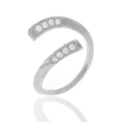 Anillo Plata Mujer ANZ0017RH12 Abierto Circonitas