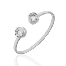 Anillo Plata Mujer ANZ0037RH12 Abierto Circonitas