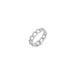 Anillo Plata Mujer ANZ0185RHCZ10 Eslabones Circonitas