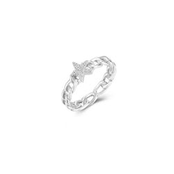 Anillo Plata Mujer ANZ0194RHCZ10 Estrella Circonitas