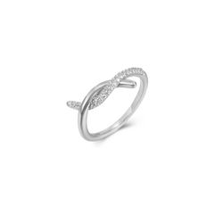 Anillo Plata Mujer ANZ0196RHCZ10 Nudo Circonitas