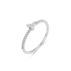 Anillo Plata Mujer ANZ0215RHXX10 Flor Circonitas