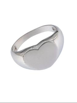 Anillo Plata Mujer PANI2019/10 Corazón en Brillo