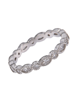 Anillo Plata Mujer PANI2052/10 Circonitas Ovaladas