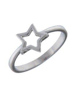 Anillo Plata Mujer PANI2059/10 Estrella En Brillo