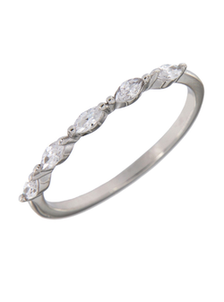 Anillo Plata Mujer PANI2073/10 Entorchado Circonitas Ovaladas