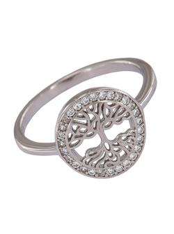 Anillo Plata Mujer PANI2100/10 Árbol De La Vida Circonitas