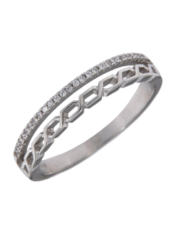 Anillo Plata Mujer PANI2116/10 Doble Aro Circonitas