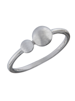 Anillo Plata Mujer PANI2126/10 Doble Círculo