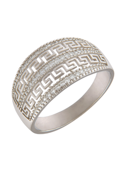 Anillo Plata Mujer PANI2231 Calado Circonitas