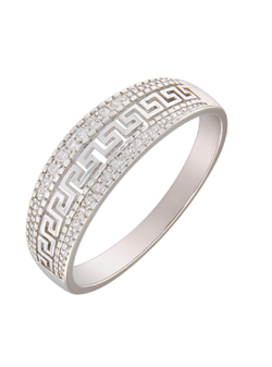 Anillo Plata Mujer PANI2233 Calado Circonitas