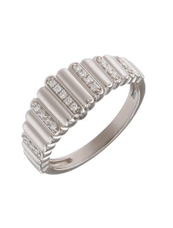 Anillo Plata Mujer PANI2237 Listones Circonitas Baguette
