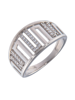 Anillo Plata Mujer PANI2249 Calado Circonitas