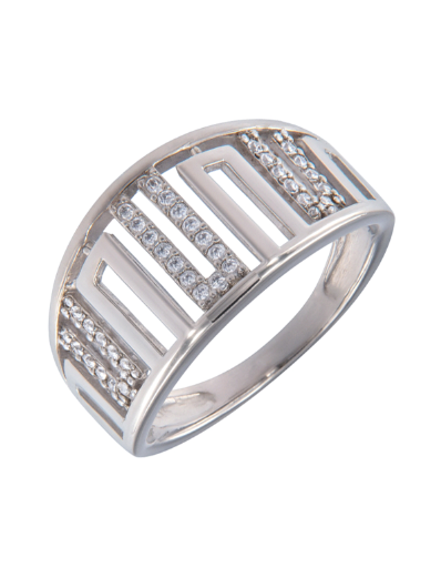 Anillo Plata Mujer PANI2249 Calado Circonitas