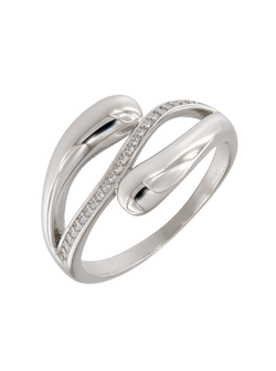 Anillo Plata Mujer PANI2252 Bandas Circonitas