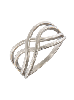 Anillo Plata Mujer PANI2253 Liso Forma Infinito