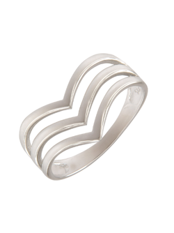 Anillo Plata Mujer PANI2255 Corazón Liso