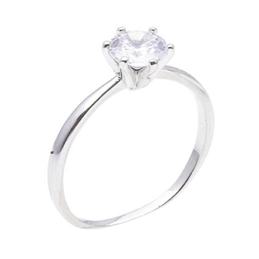 Anillo Plata Mujer R01943 Circonita