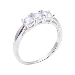 Anillo Plata Mujer R09915 Circonitas
