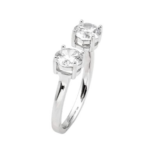 Anillo Plata Mujer R16755 Circonitas