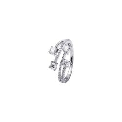 Anillo Plata Mujer R17061 Circonitas