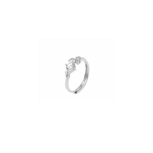 Anillo Plata Mujer R23047 Regulable C. Circonitas