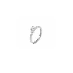 Anillo Plata Mujer R24021 Regulable C. Circonitas