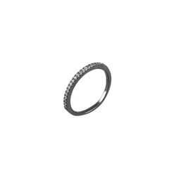 Anillo Plata Negra Mujer ANZ0034RU12 Circonitas