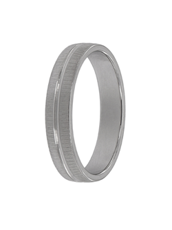 Anillo Plata PALI113/08 Liso Pulido En Brillo