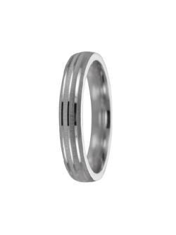 Anillo Plata PALI14/08 Acabado Mate Brilloso