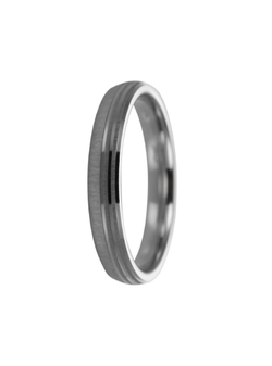 Anillo Plata PALI22/08 Tres Ranuras En Brillo