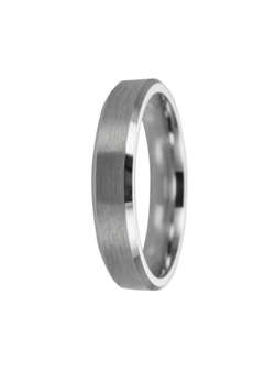 Anillo Plata PALI26/08 Bordes En Brillo