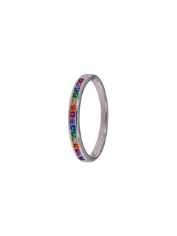 Anillo Plata PALI315/10 Circonitas Multicolor
