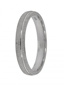 Anillo Plata PALI39/08 Ranura En Brillo