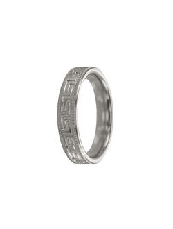 Anillo Plata PALI48/08 Grabado Greca