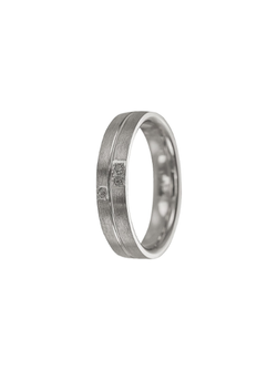 Anillo Plata PALI91/08 Ranura Central En Brillo